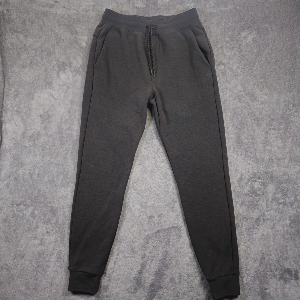 ALWRLD ALRN Gran Sport Joggers Size Small Black Unisex Zipper Pockets